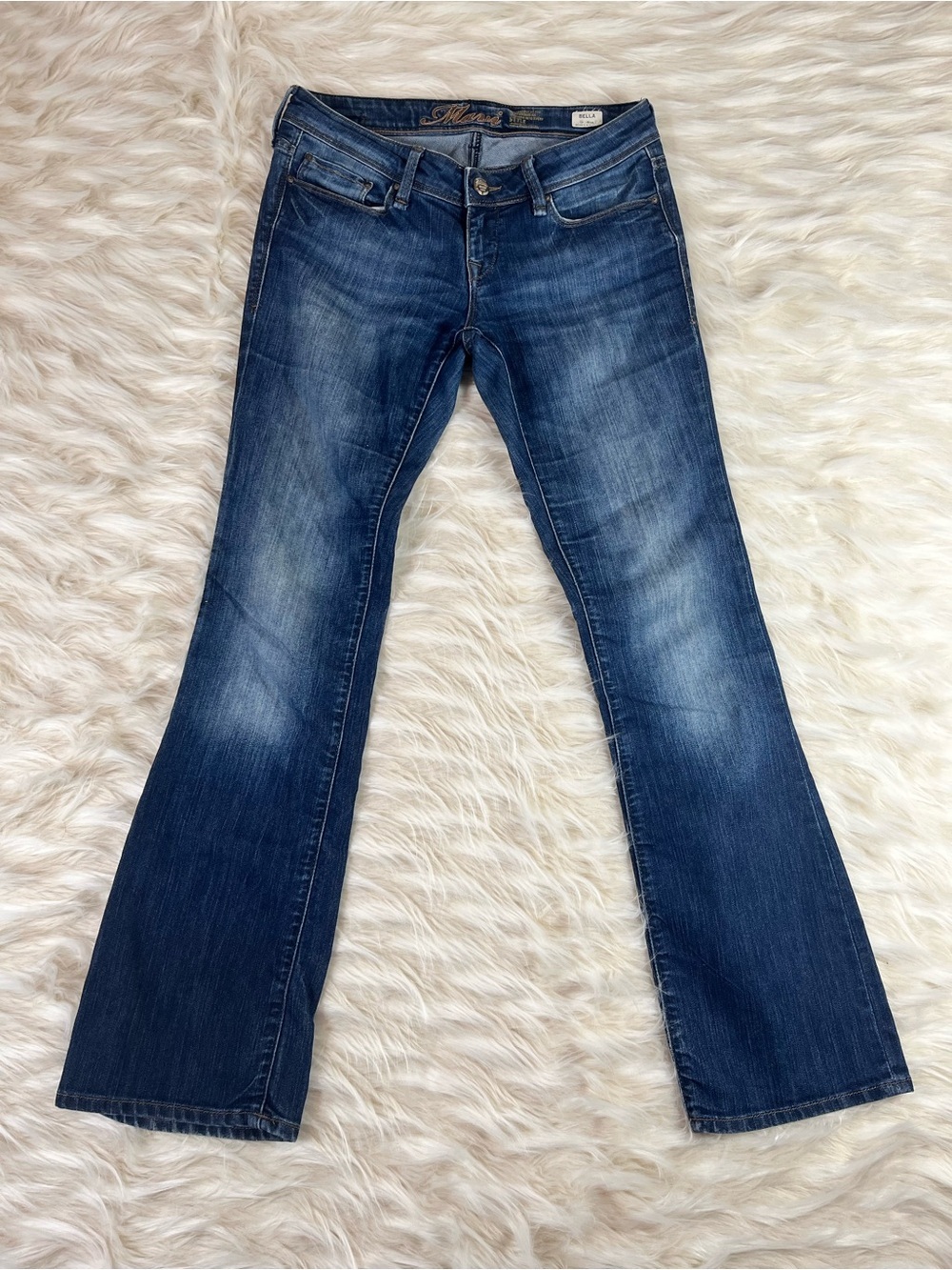 Mavi Bella Jeans Women's 30x31 Mid Rise Bootcut Medium Wash